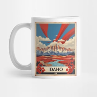 Idaho United States of America Tourism Vintage Poster Mug